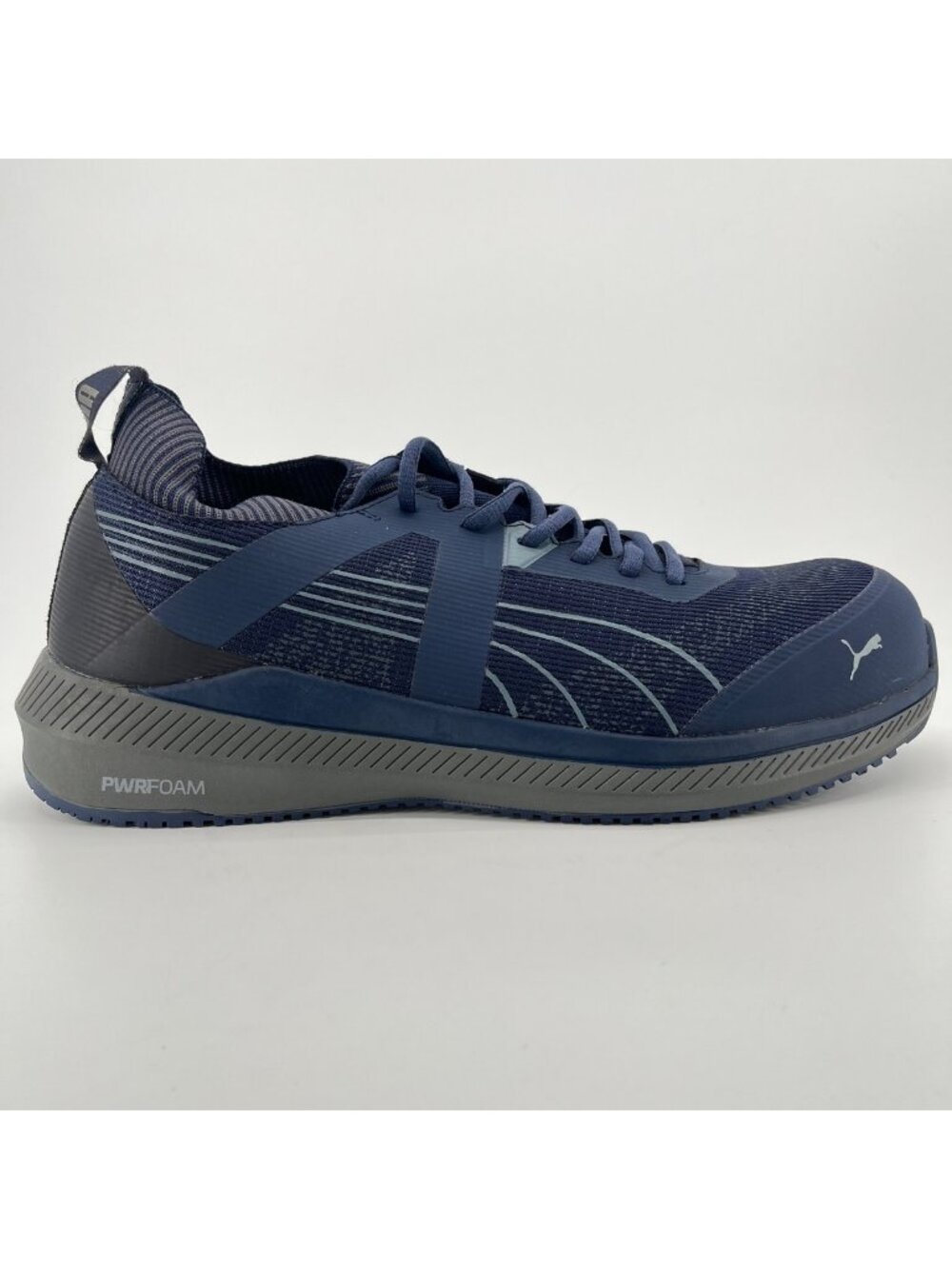 Puma Turbo Low Mens Size 12 Blue Industrial Composite Toe Safety Work Shoes